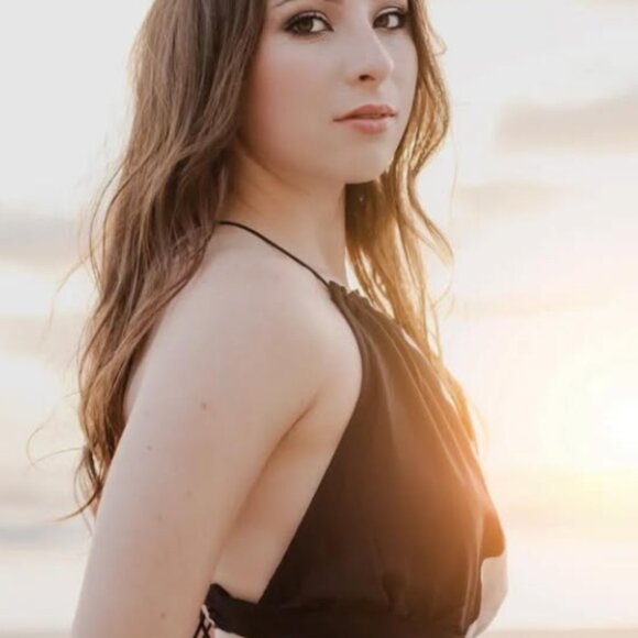 Anthropologie 1X Sol Soleil Sun Tigre Indigo Halter Maxi Dress Black White NWT - Picture 7 of 10